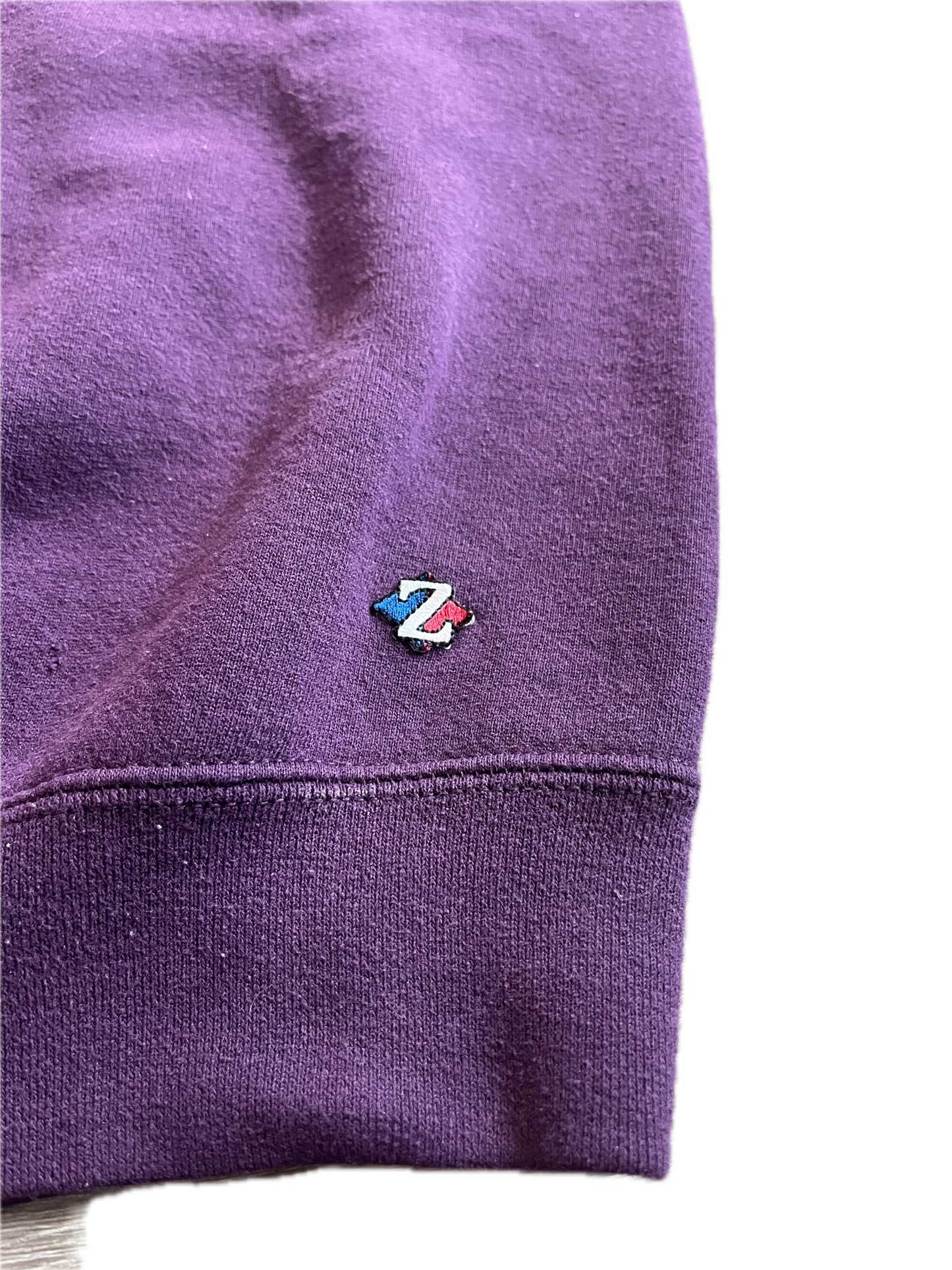 (L) 1990s Jerzees Purple Blank Crewneck