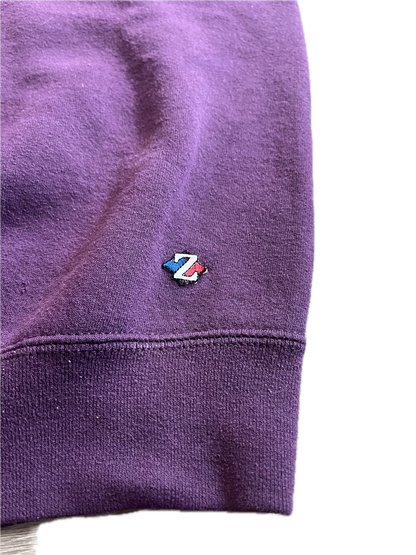 (L) 1990s Jerzees Purple Blank Crewneck