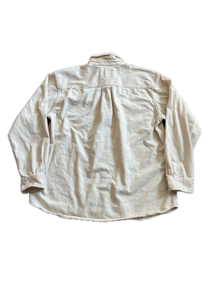 (L) 1990s Fishing Embroidered Button-Down Shirt