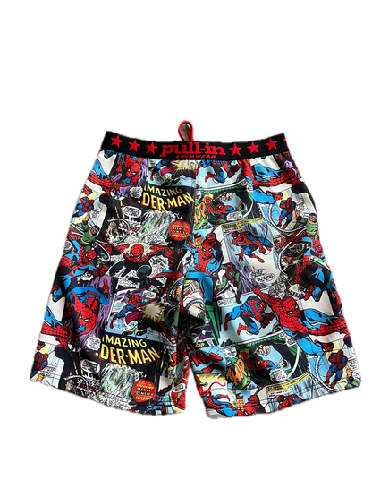 (L) Marvel × Pull-In Spider-Man AOP Boardshorts