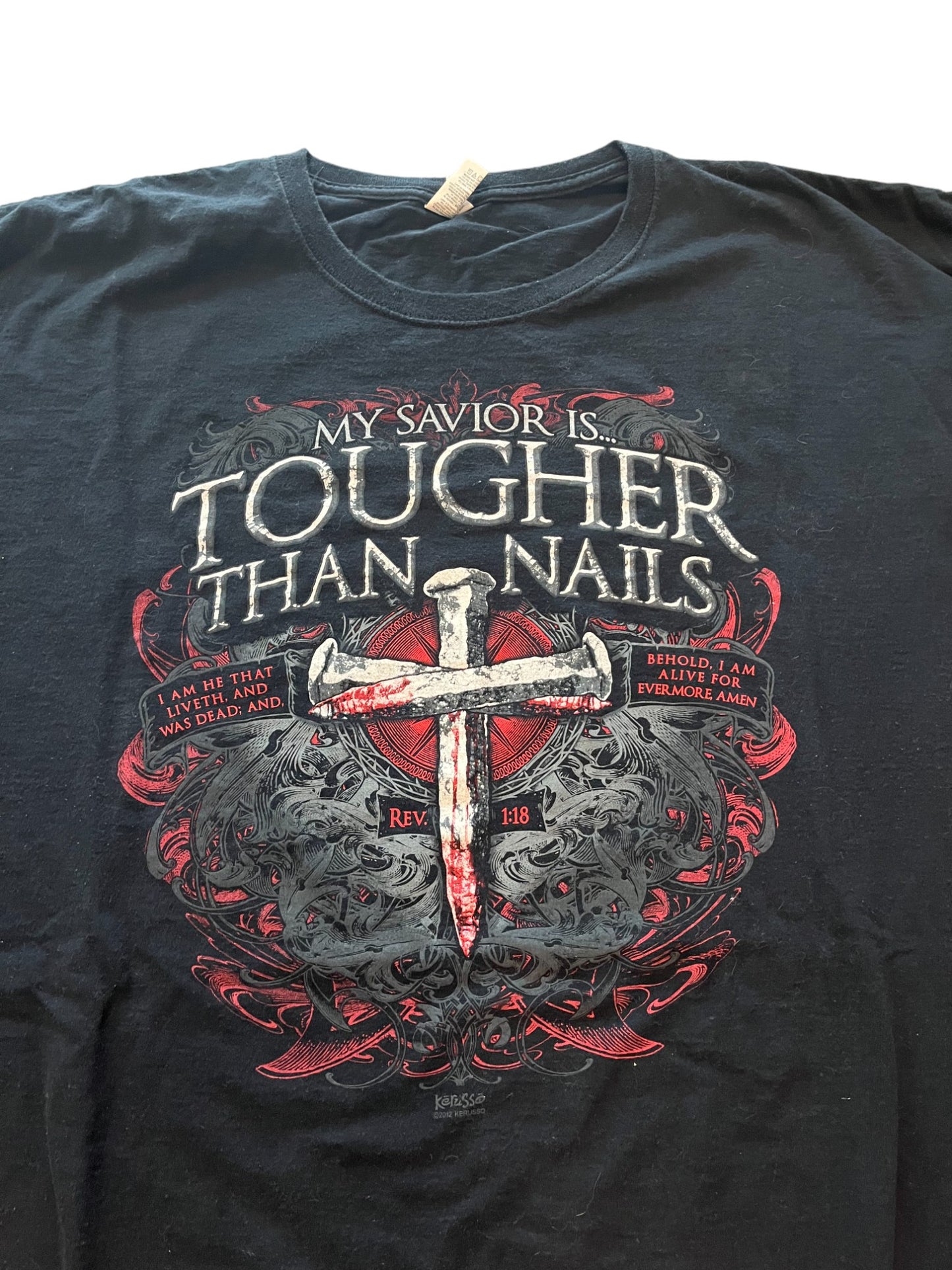 (XXL) Vintage “Tougher Than Nails” Tee