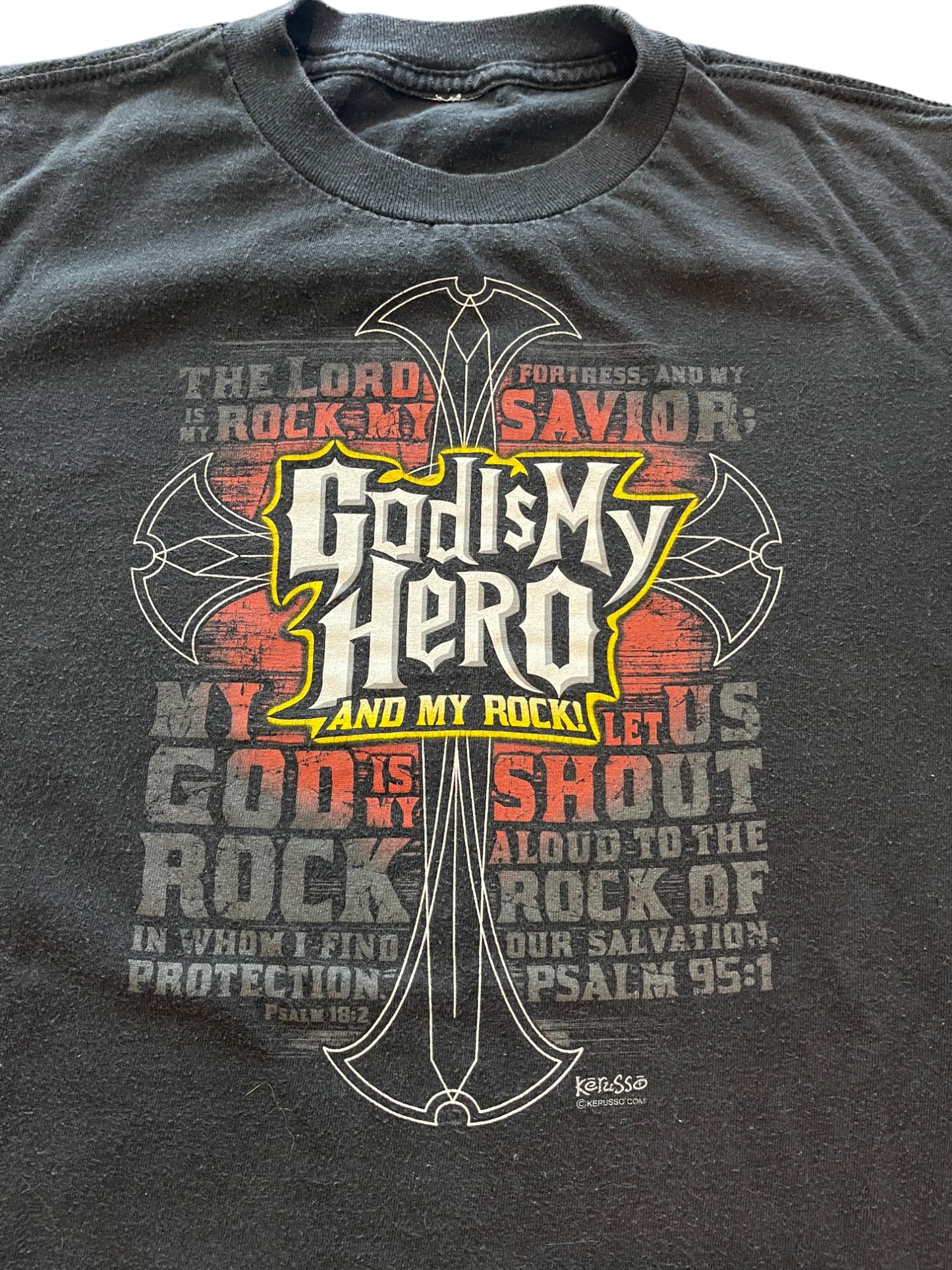 (M) Vintage “God Is My Hero” Tee