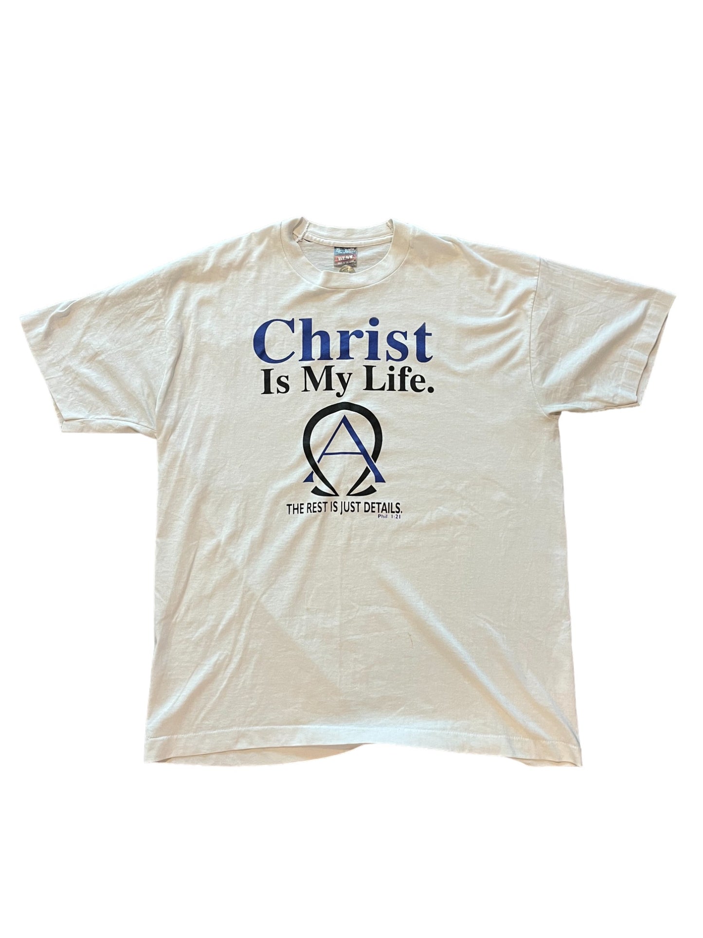 (XL) 1995 “Christ is My Life” Tee