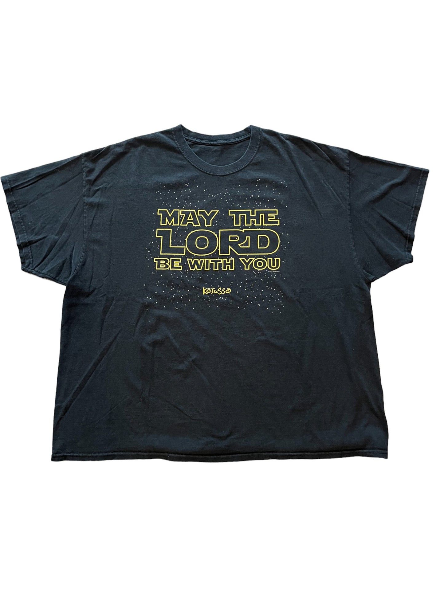 (XL) Vintage Kerusso “May the Lord Be With You” Star Wars Tee