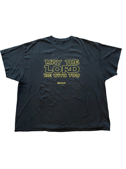 (XL) Vintage Kerusso “May the Lord Be With You” Star Wars Tee