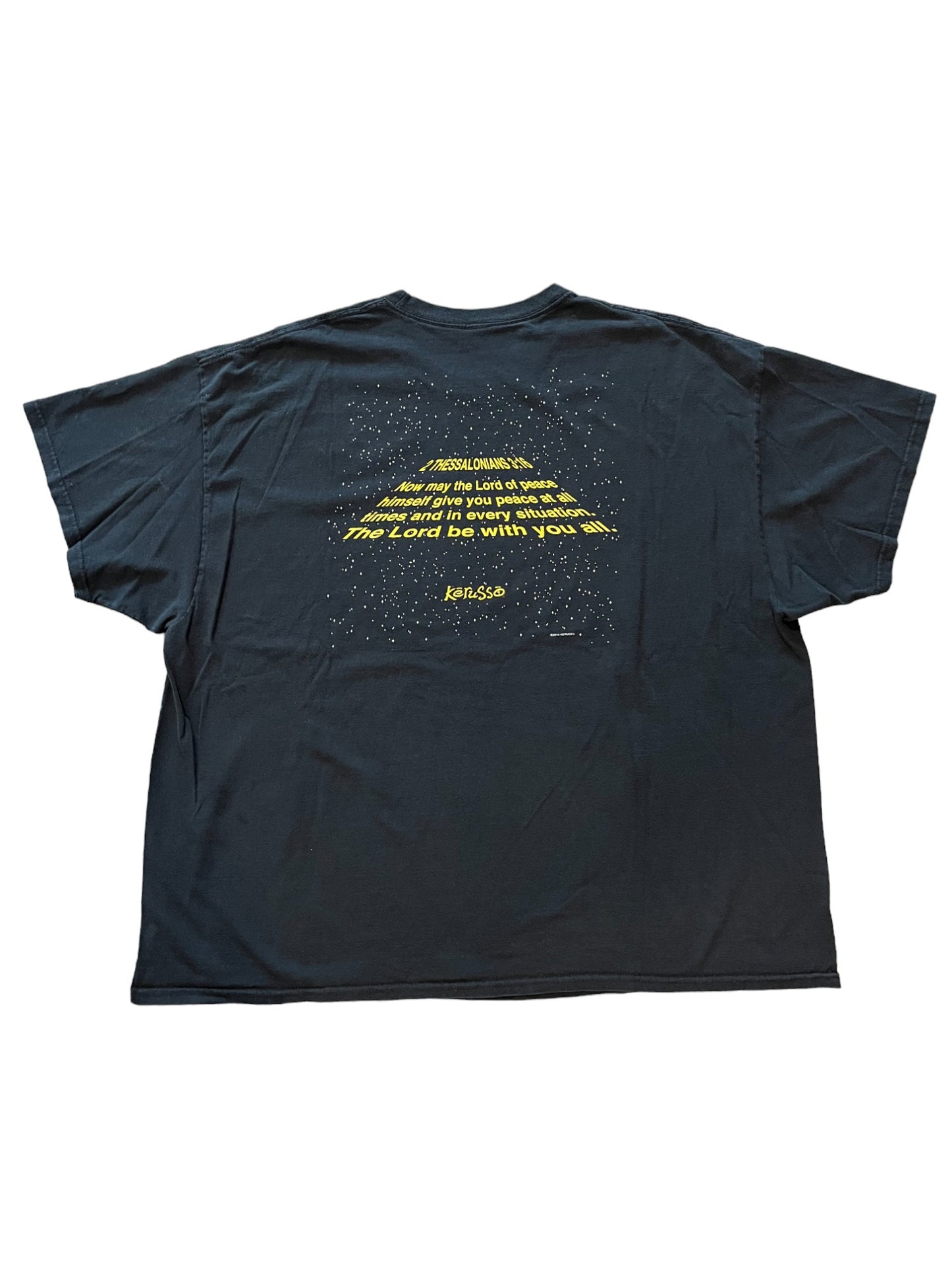 (XL) Vintage Kerusso “May the Lord Be With You” Star Wars Tee