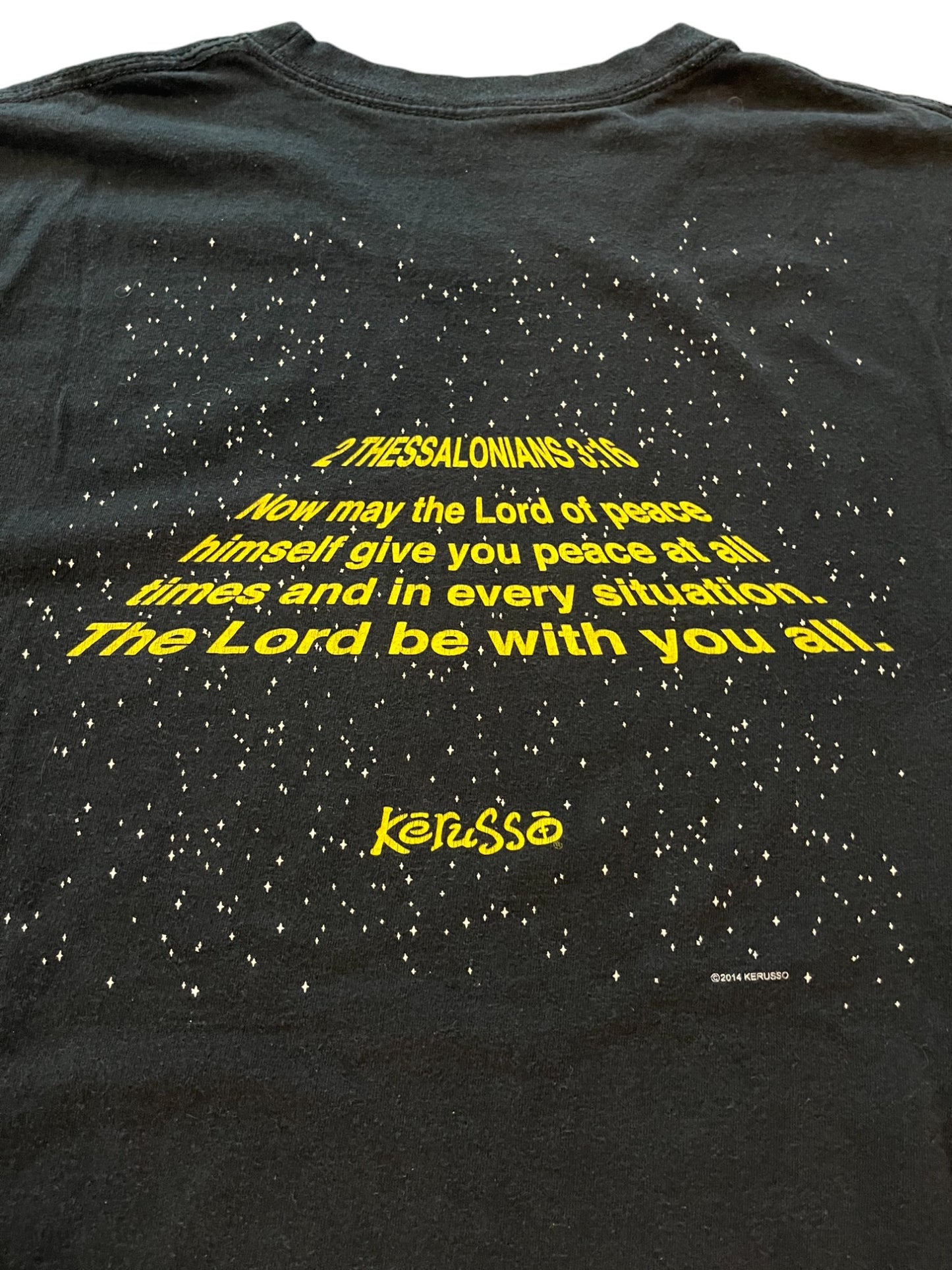 (XL) Vintage Kerusso “May the Lord Be With You” Star Wars Tee