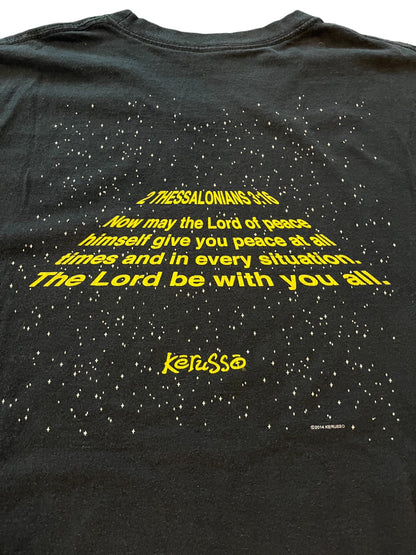 (XL) Vintage Kerusso “May the Lord Be With You” Star Wars Tee