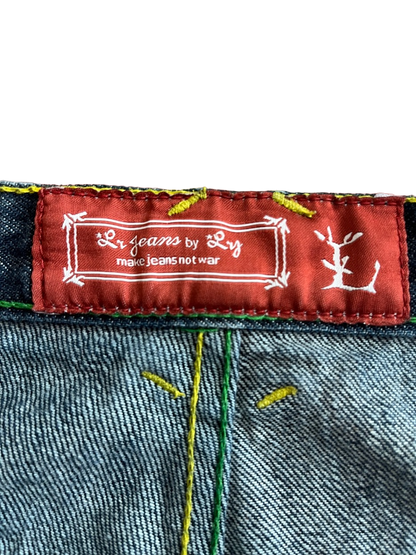 (36 X 30.5) LRG Sick Embroidery Unite Nations Jeans