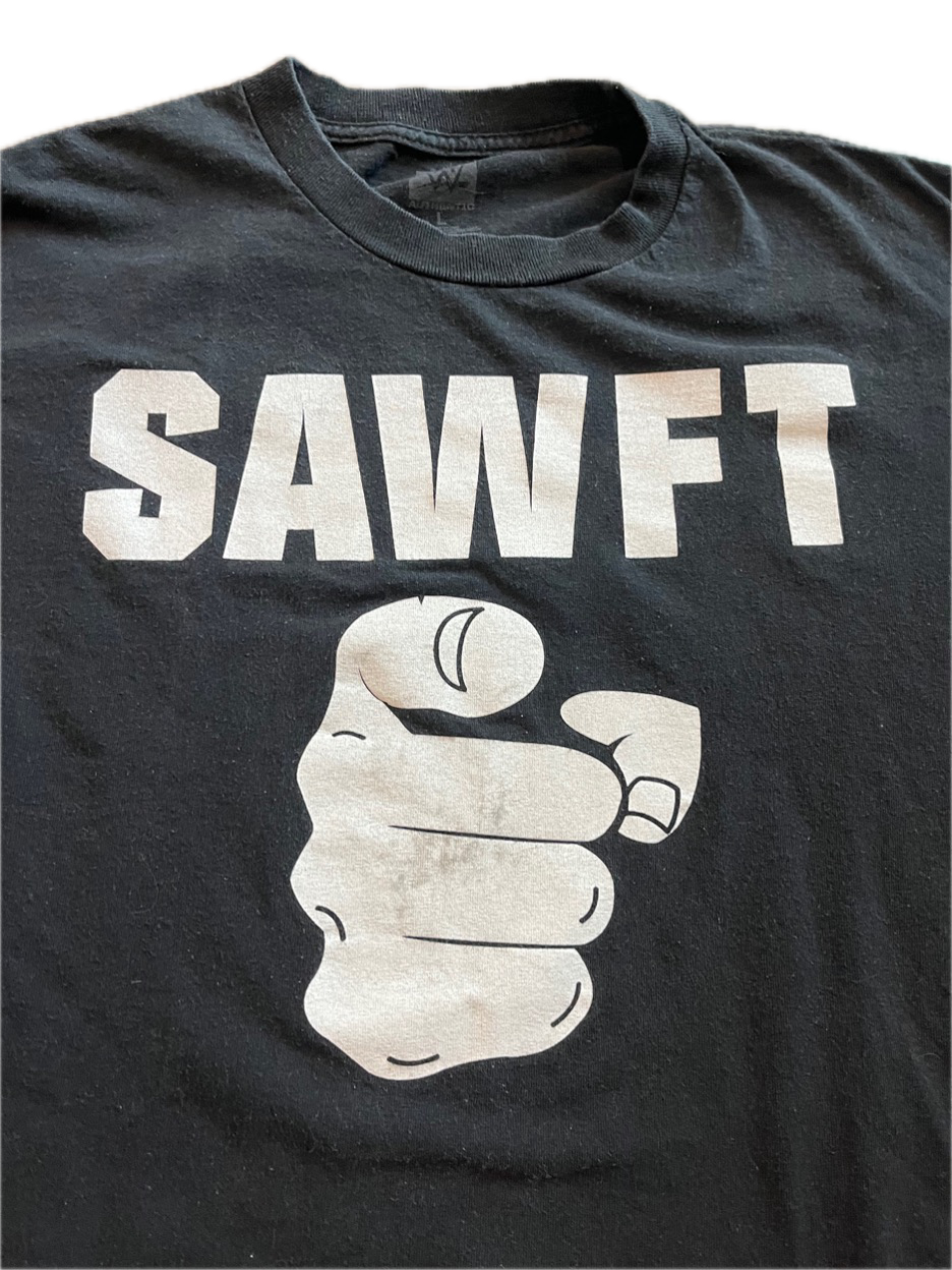 (L) Y2K Enzo and Cass "Sawft" WWE Tee