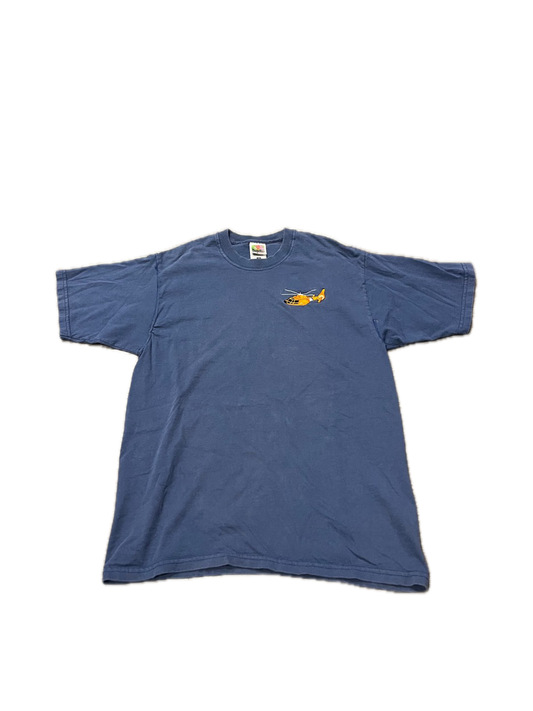 (M) Vintage Helicopter Embroidered Tee