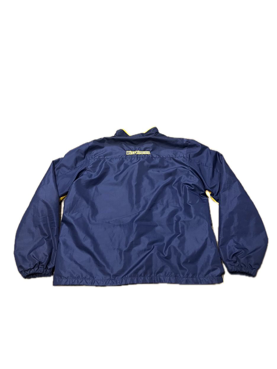 (XL) 1990s West Virginia University Mountaineers Fleece-Lined Windbreaker