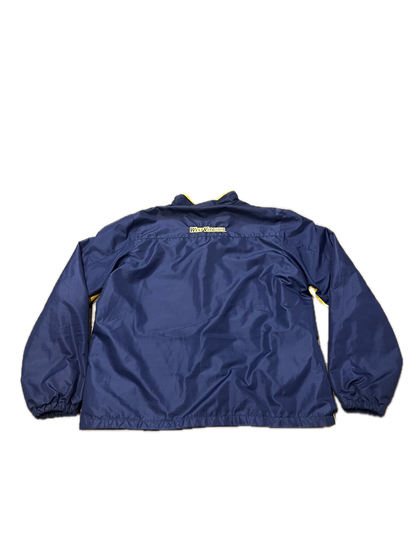 (XL) 1990s West Virginia University Mountaineers Fleece-Lined Windbreaker