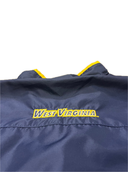 (XL) 1990s West Virginia University Mountaineers Fleece-Lined Windbreaker