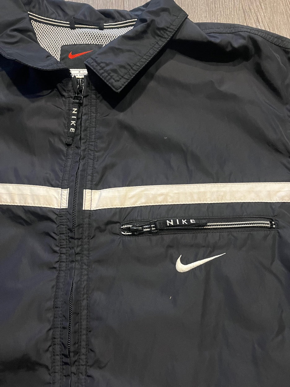 (L) 1990s Black Tag Nike Windbreaker