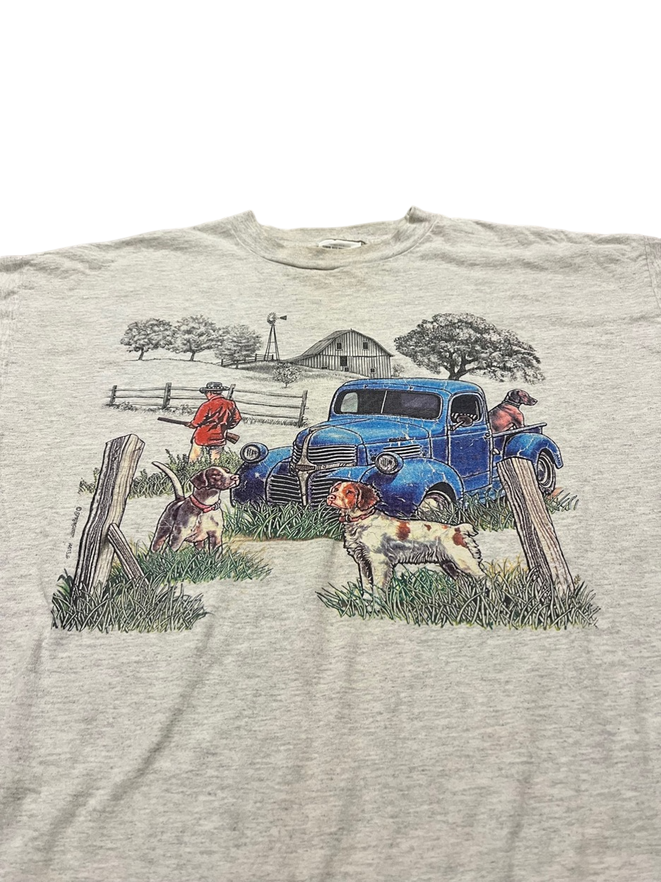 (XL) 1990s Hunting Dogs Tee