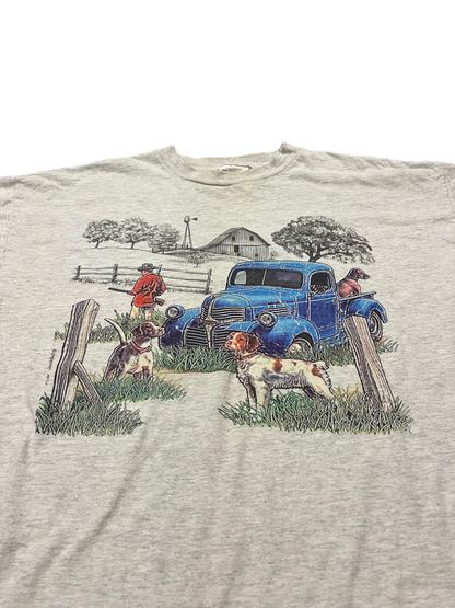 (XL) 1990s Hunting Dogs Tee