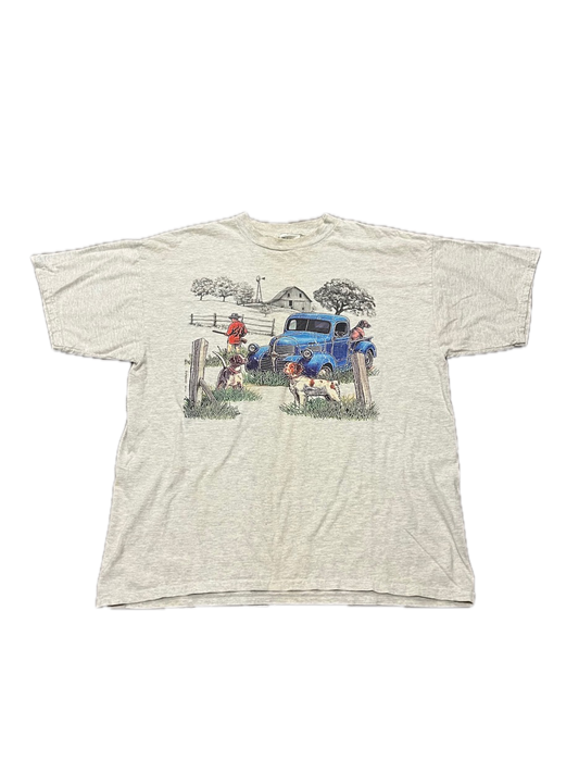 (XL) 1990s Hunting Dogs Tee