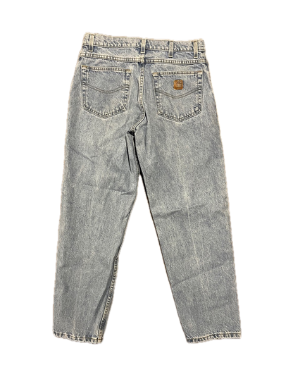 (32 X 30) Vintage Carhartt Light Denim