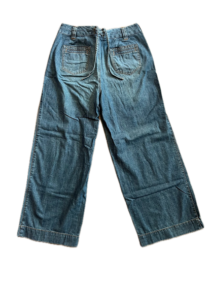 (Women's 10P) (29.5 X 27.5) Vintage Baggy Petite Sinch-back Jeans