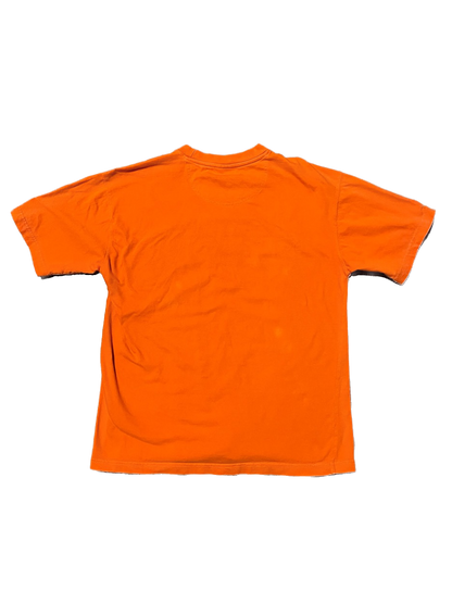 (L) Y2K Clemson Center Logo Puff-Print Spellout Tee