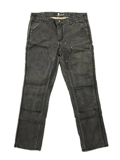 (33x30) Women's Double Knee Carhartt Pants