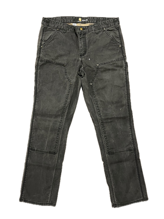 (33x30) Women's Double Knee Carhartt Pants