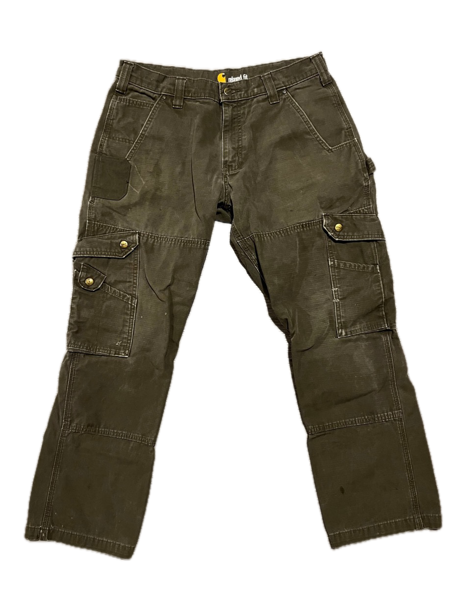 (34 X 30) Crazy Pocketed Carhartt Pants