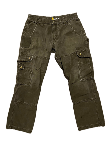 (34 X 30) Crazy Pocketed Carhartt Pants