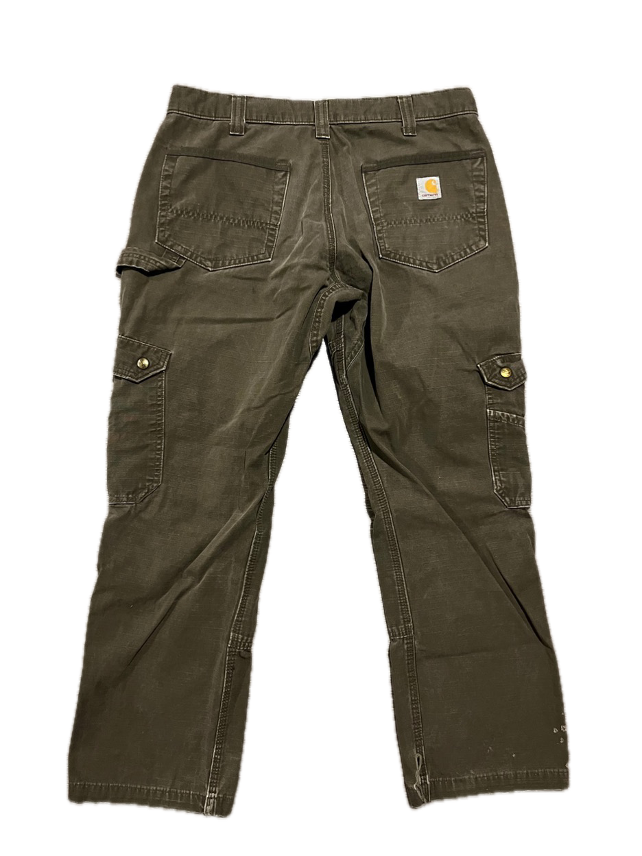 (34 X 30) Crazy Pocketed Carhartt Pants