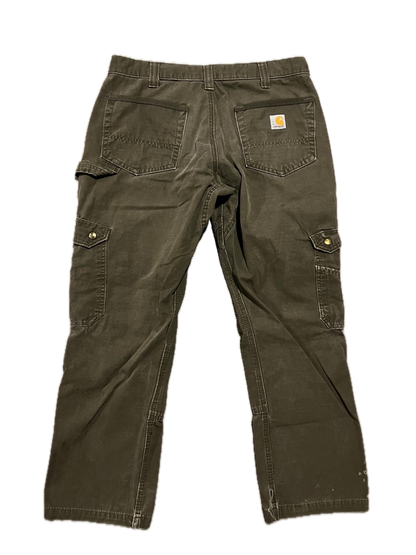 (34 X 30) Crazy Pocketed Carhartt Pants