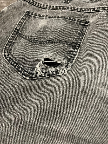 (36 X 30) Vintage Dark Wash Lee Jeans