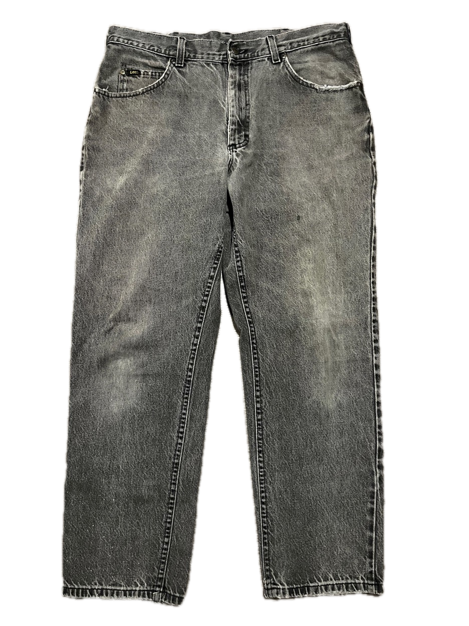 (36 X 30) Vintage Dark Wash Lee Jeans