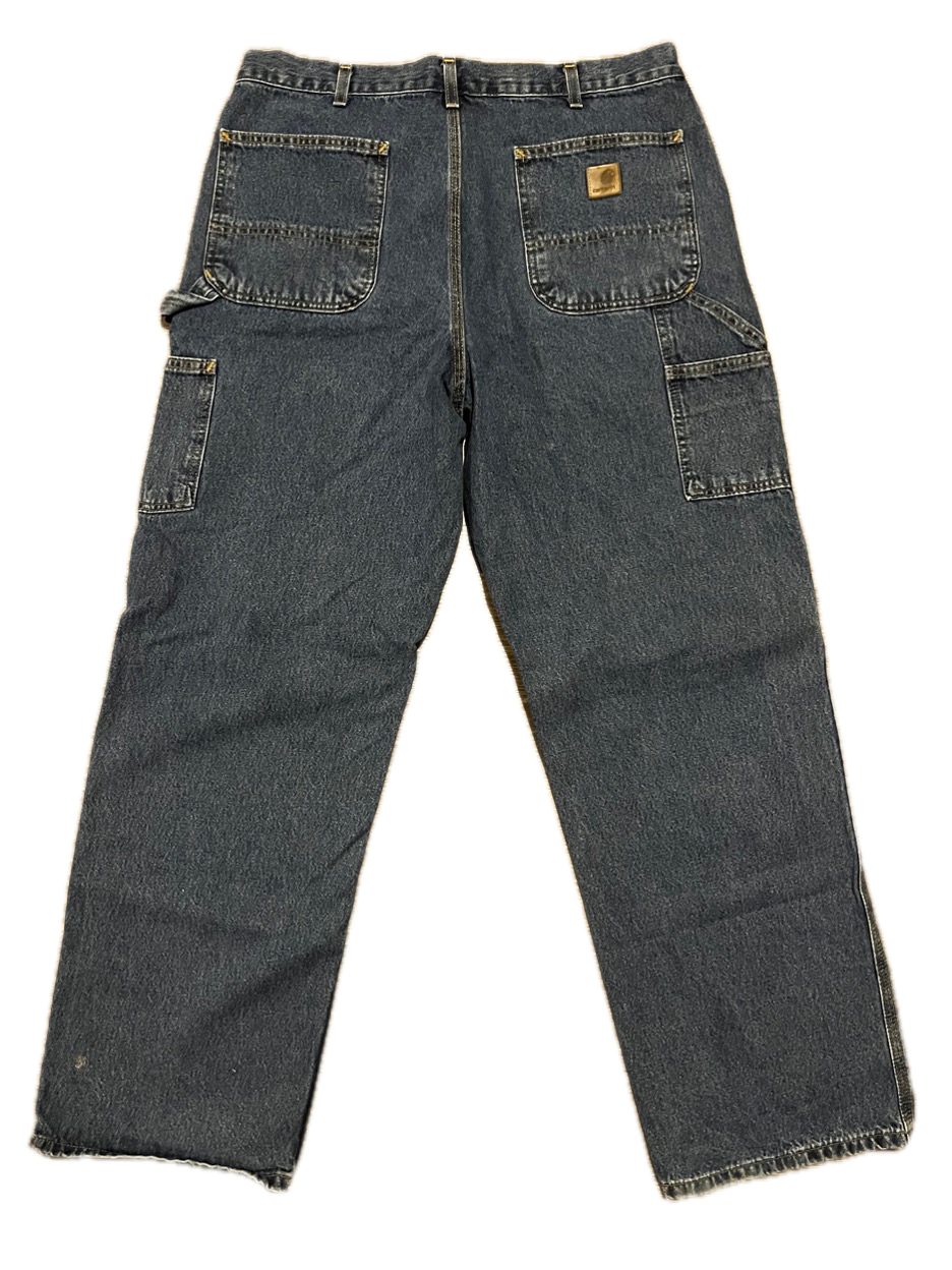 (36 X 32) Dark Multi-Pocket Carhartt Jeans