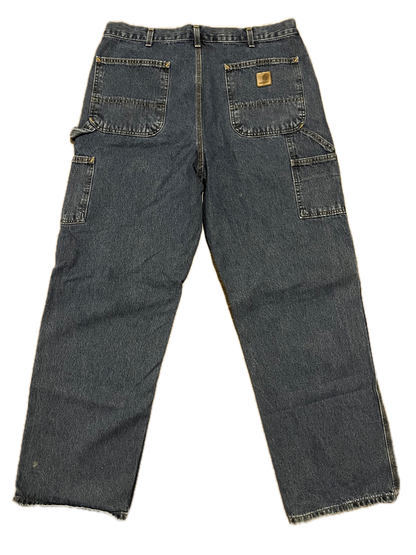 (36 X 32) Dark Multi-Pocket Carhartt Jeans