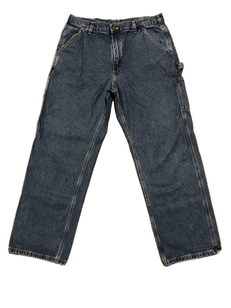 (36 X 32) Dark Multi-Pocket Carhartt Jeans