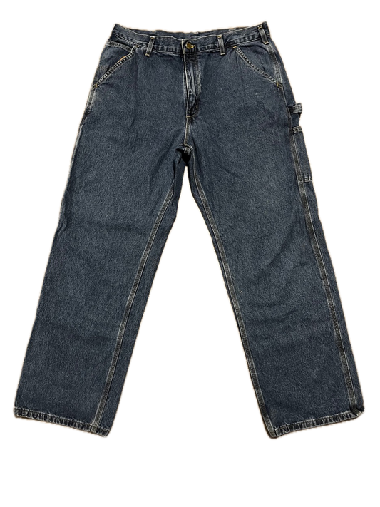 (36 X 32) Dark Multi-Pocket Carhartt Jeans