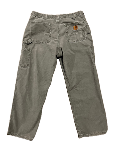 (36 X 30) Vintage Faded Green Carhartt Pants