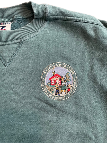 (L) 2003 Air Force Child Care Crewneck