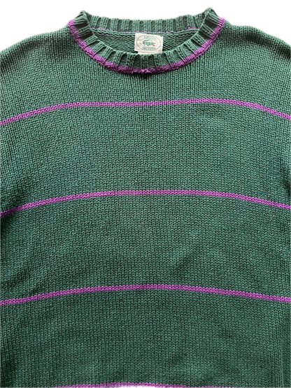 (L) 1980s Izod x Lacoste Sweater