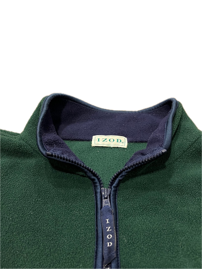 (L) 1990s Izod Two-Tone Fleece