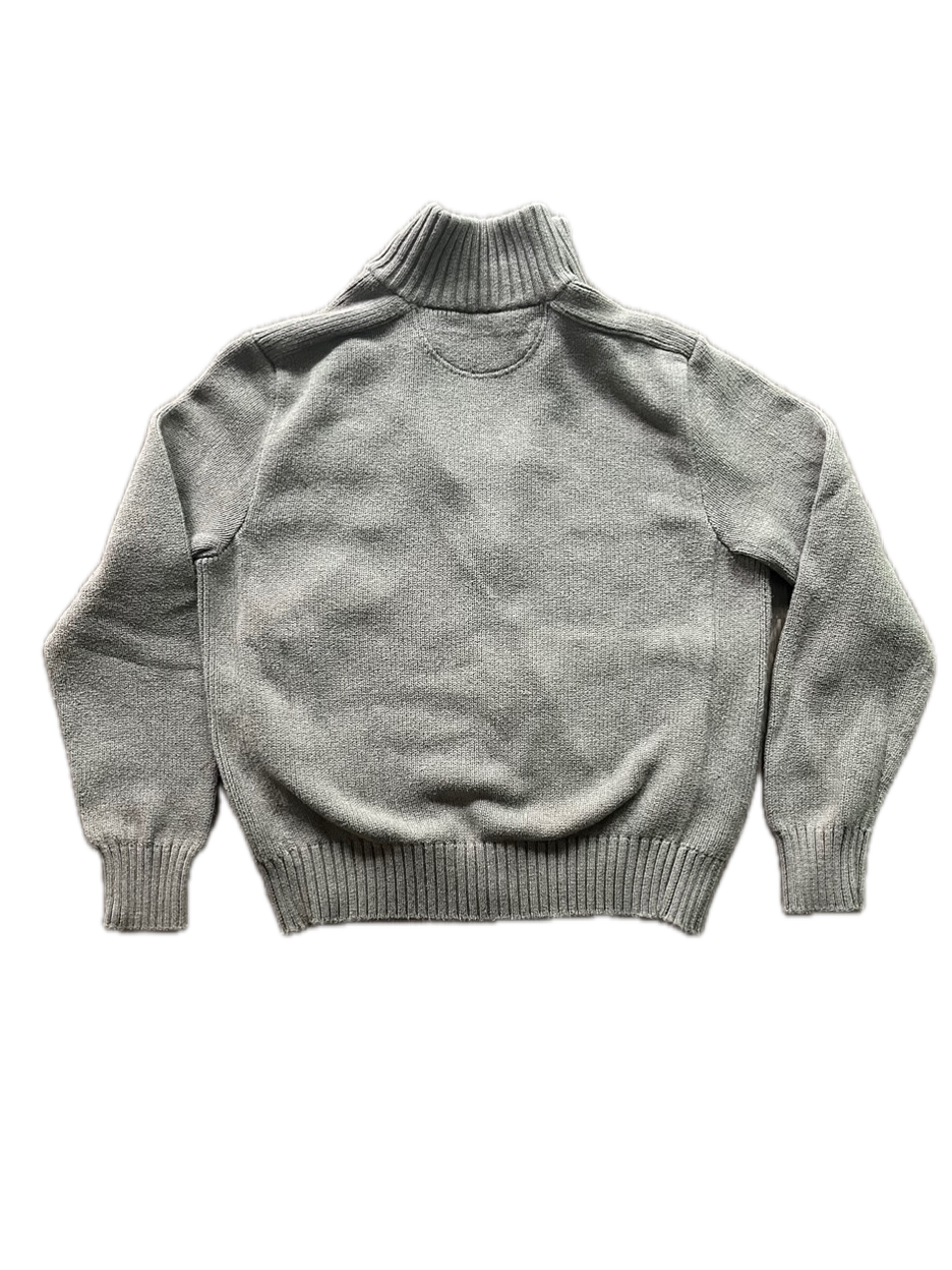 (M) Grey Polo Ralph Lauren Zip-Up Sweater