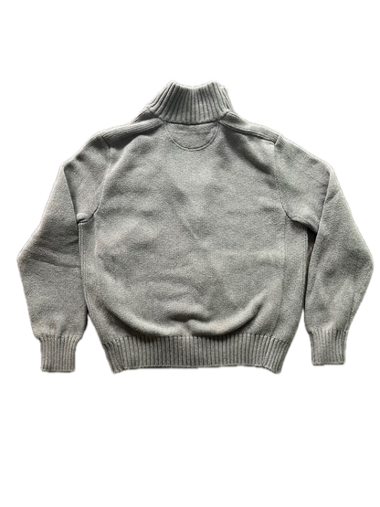 (M) Grey Polo Ralph Lauren Zip-Up Sweater