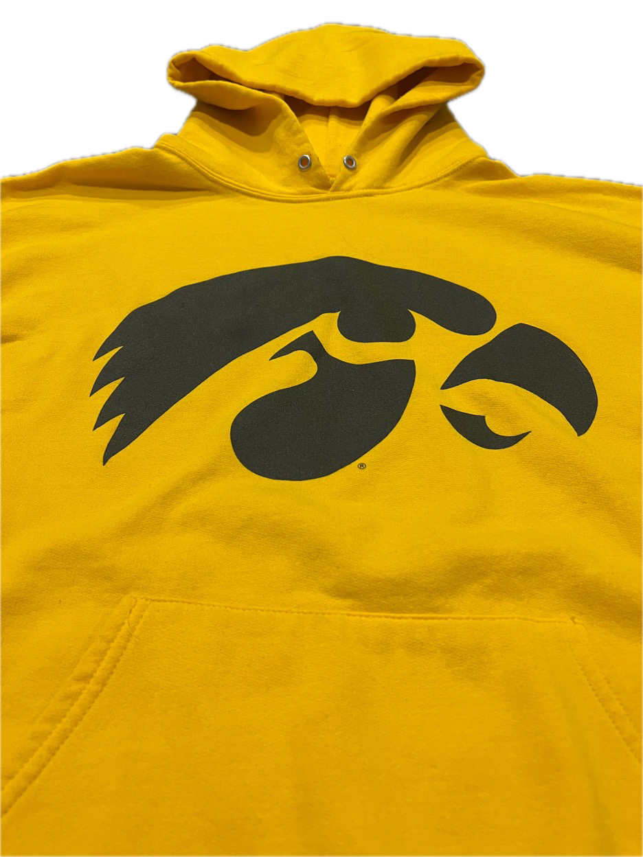 (L) 1990s Iowa Hawkeyes Big Graphic Hoodie