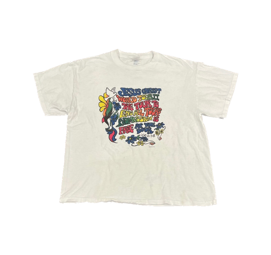 (M) Y2K Jesus Christ World Tour Tee