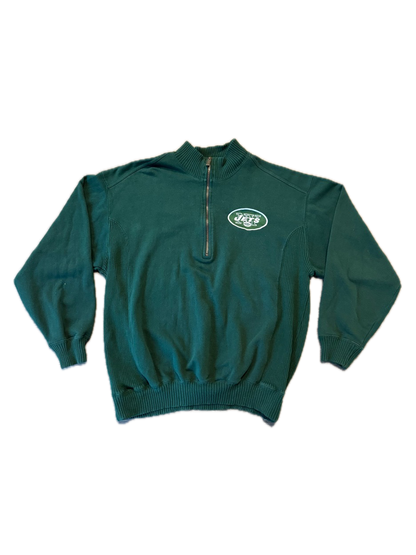 (L) Vintage Jets Quarter Zip Sweatshirt