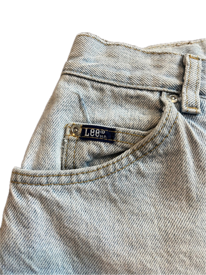 (30 X 27) Vintage Light Wash Lee Jeans