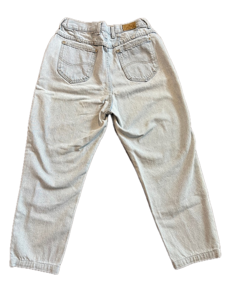 (30 X 27) Vintage Light Wash Lee Jeans