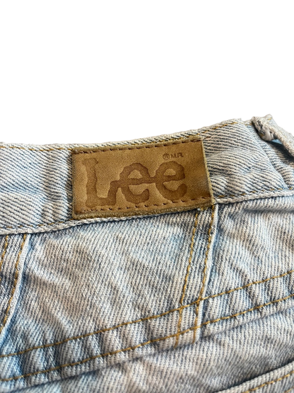 (30 X 27) Vintage Light Wash Lee Jeans