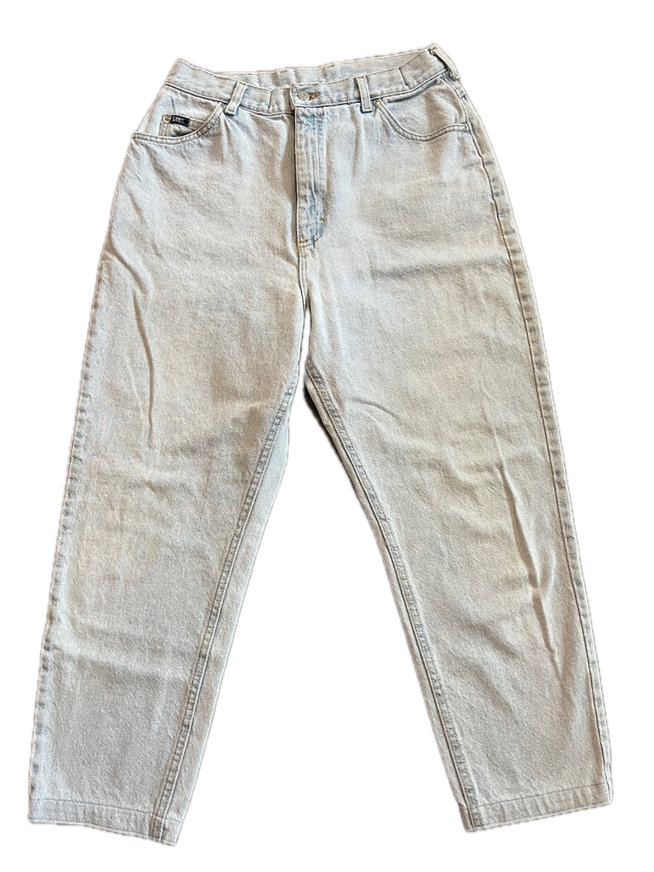 (30 X 27) Vintage Light Wash Lee Jeans